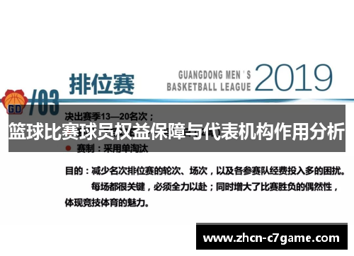 篮球比赛球员权益保障与代表机构作用分析